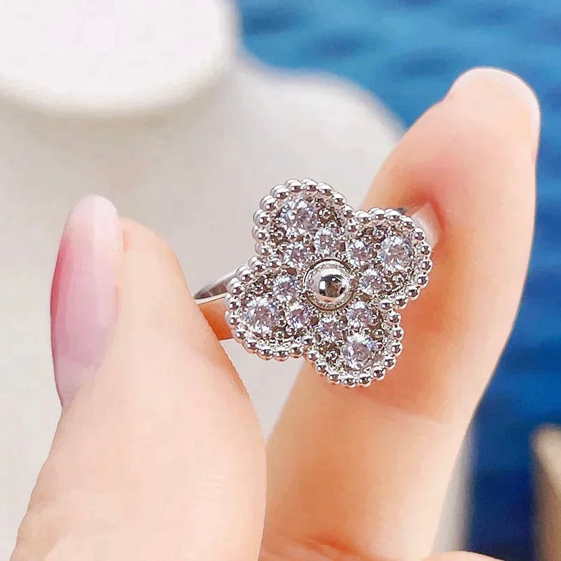 [Lucas Jewelry]CLOVER DIAMOND RING