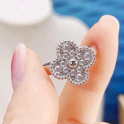 [Lucas Jewelry]CLOVER DIAMOND RING