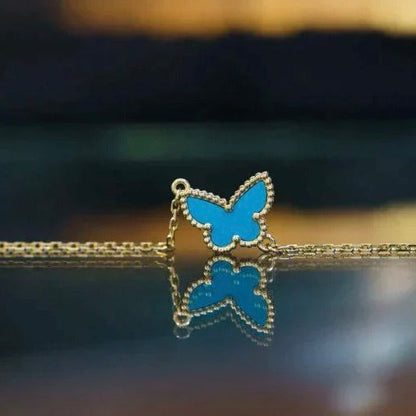 [Lucas Jewelry]BUTTERFLY TURQUOISE BUTTERFLY BRACELET