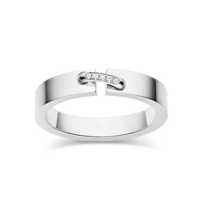 [Lucas Jewelry]ALLIANCE LIENS VIDENCE DIAMOND 4MM RING