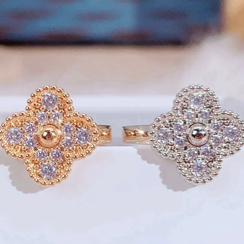 [Lucas Jewelry]CLOVER DIAMOND RING