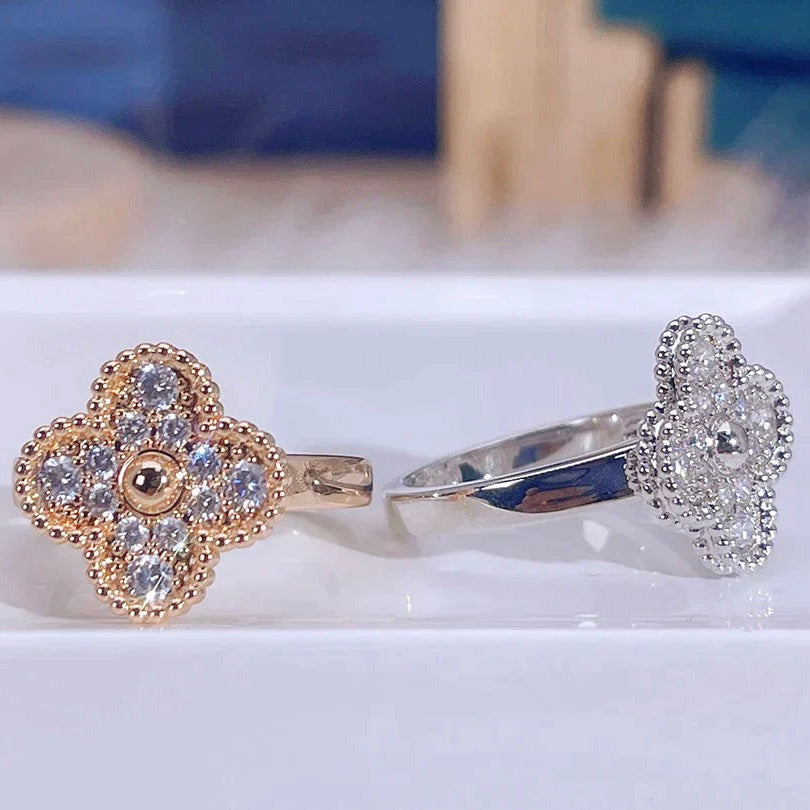 [Lucas Jewelry]CLOVER DIAMOND RING