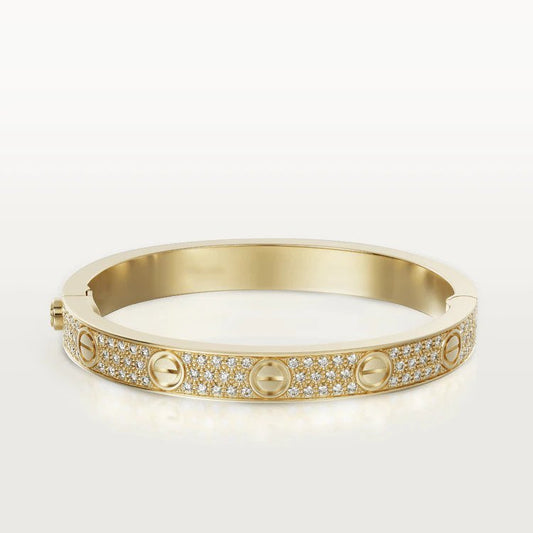 [Lucas Jewelry]LOVE BRACELET 6.1MM DIAMOND-PAVED