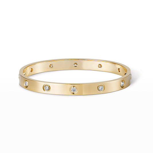 [Lucas Jewelry]LOVE BRACELET 6.1MM 10 DIAMONDS