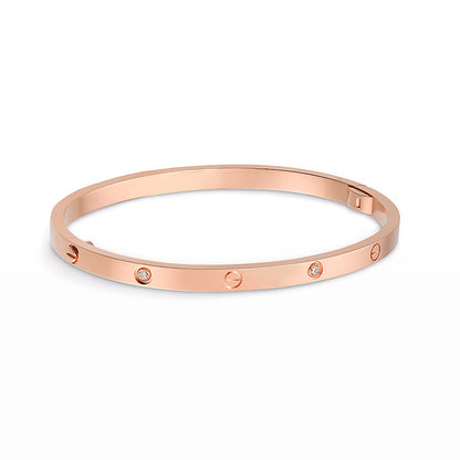 [Lucas Jewelry]LOVE BRACELET 3.65MM 6 DIAMONDS