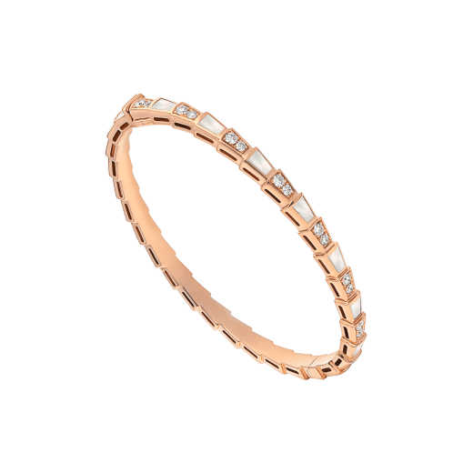 [Lucas Jewelry]SERPENTI BRACELET PINK GOLD MOP DIAMOND