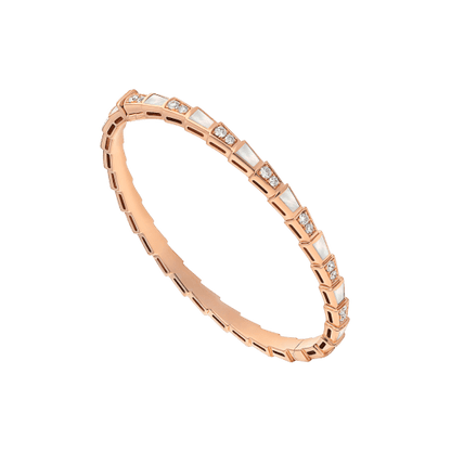 [Lucas Jewelry]SERPENTI BRACELET PINK GOLD MOP DIAMOND