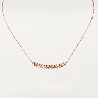 [Lucas Jewelry]CLASH PINK GOLD NECKLACE