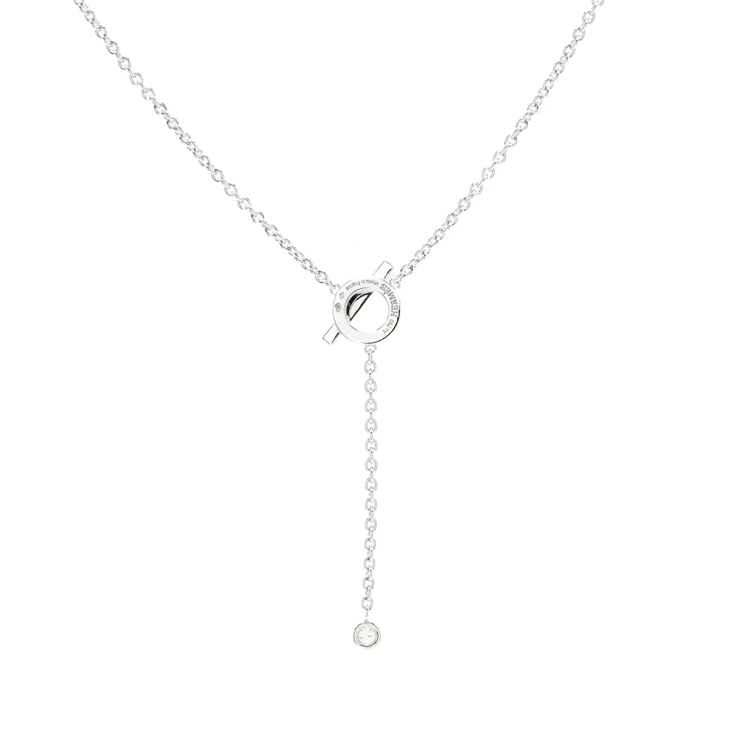 [Lucas Jewelry]FINESSE SILVER DIAMOND NECKLACE