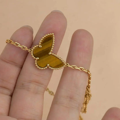 [Lucas Jewelry]LUCKY SPRING 5 MOTIF GOLD BRACELET