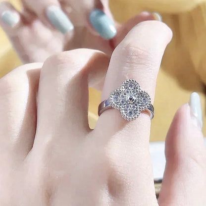 [Lucas Jewelry]CLOVER DIAMOND RING