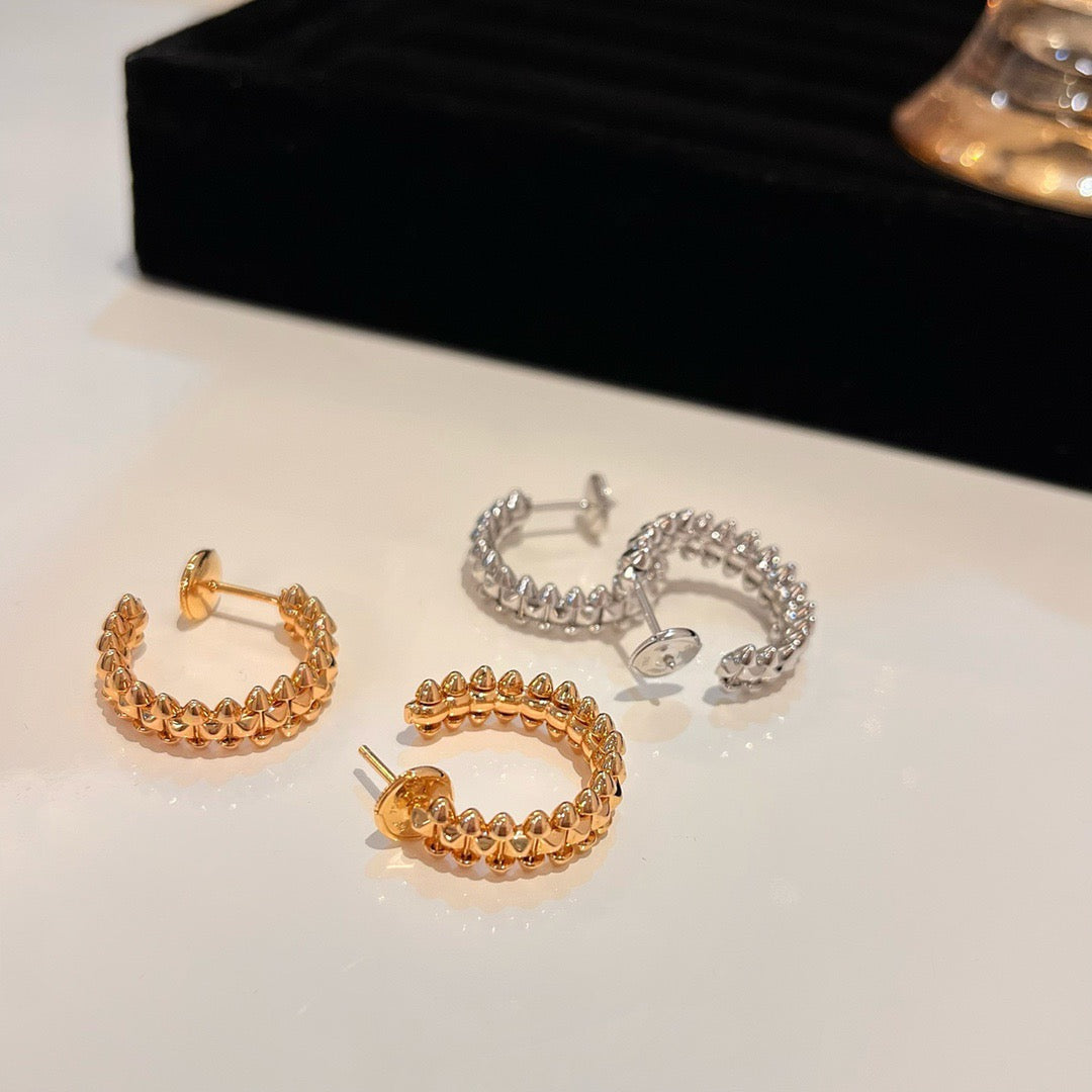 [Lucas Jewelry]CLASH SMALL HOOP EARRINGS