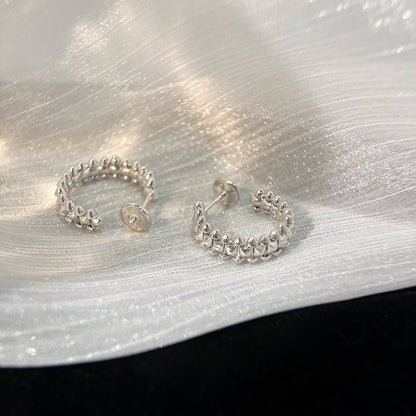 [Lucas Jewelry]CLASH SMALL HOOP EARRINGS