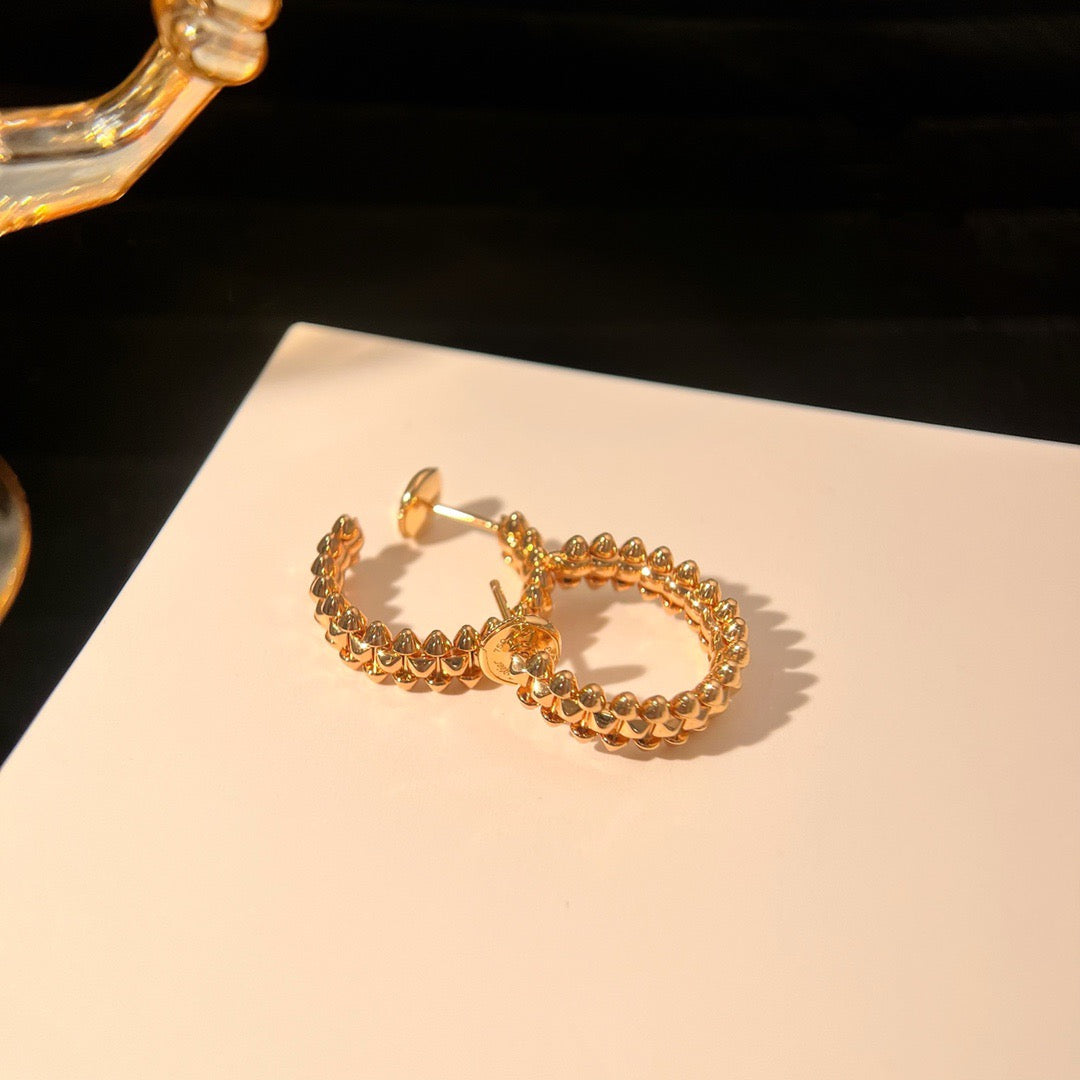 [Lucas Jewelry]CLASH SMALL HOOP EARRINGS