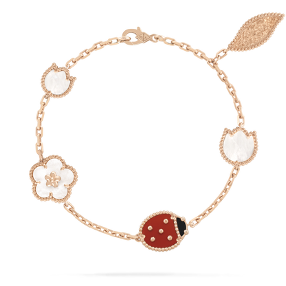 [Lucas Jewelry]LUCKY SPRING 5 MOTIF BRACELET