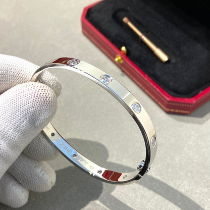 [Lucas Jewelry]LOVE BRACELET 6.1MM 10 DIAMONDS