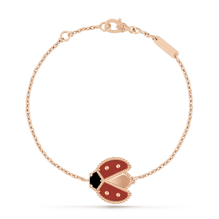 [Lucas Jewelry]LUCKY SPRING 1 MOTIF PINK GOLD BRACELET