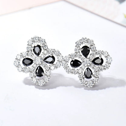 [Lucas Jewelry]LOOP EARRINGS FULL MOTIF DIAMOND 16MM