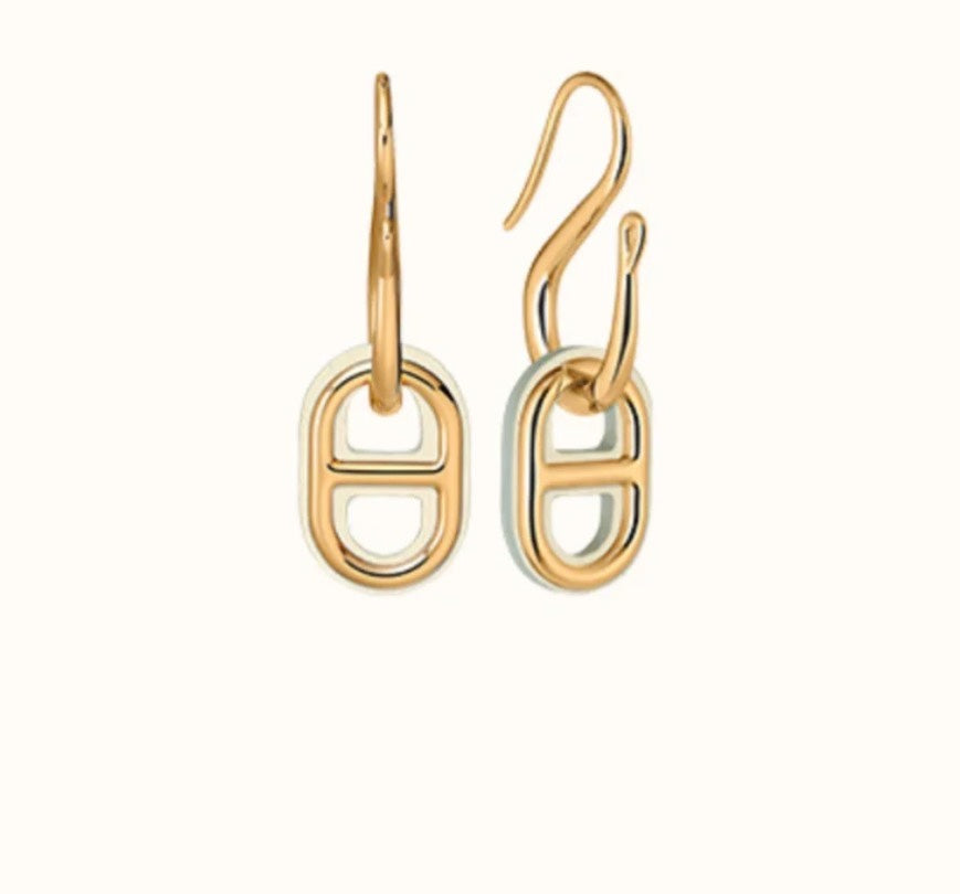 [Lucas Jewelry]HM O'MAILLON GOLD EARRINGS