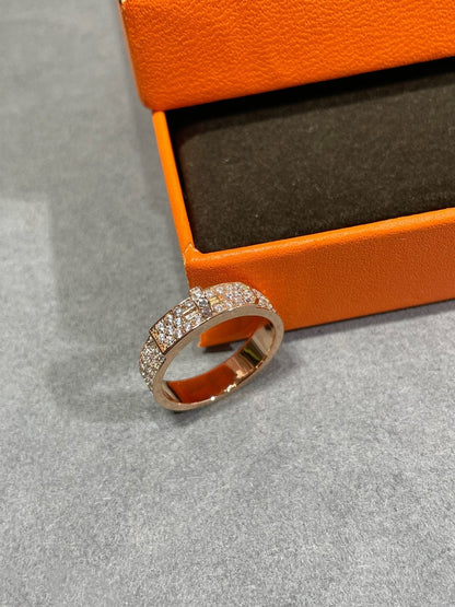 [Lucas Jewelry]KELLY PINK GOLD DIAMOND RING