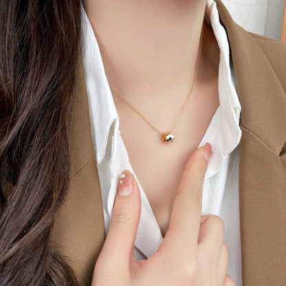 [Lucas Jewelry]BEE MINI PEDANT DIAMOND NECKLACE