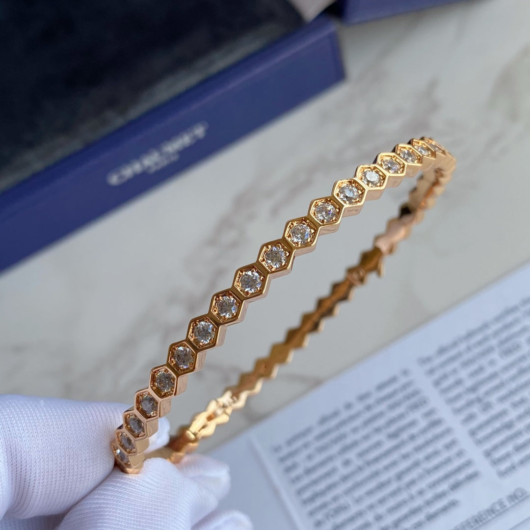 [Lucas Jewelry]BEE LOVE GOLD BRACELET FULL DIAMOND