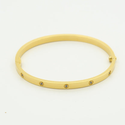 [Lucas Jewelry]LOVE BRACELET 3.65MM 10 DIAMONDS