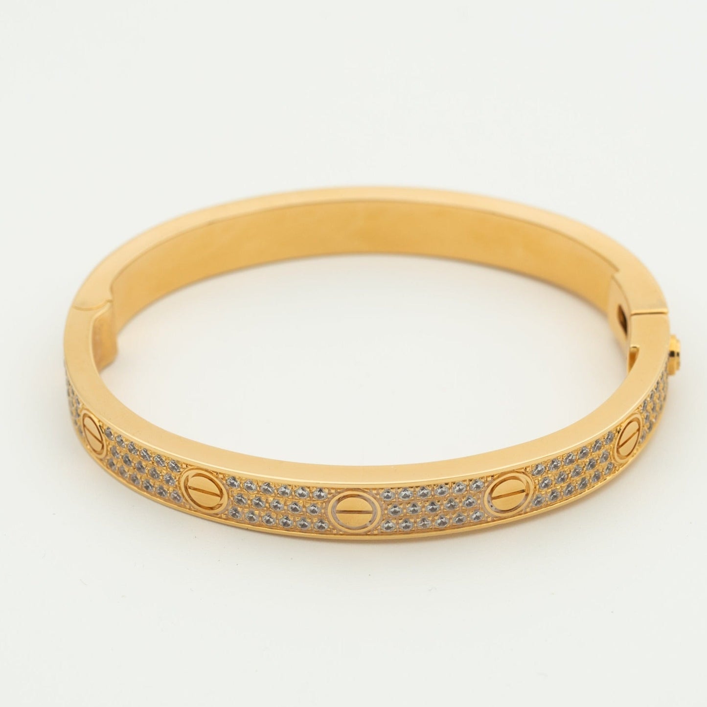 [Lucas Jewelry]LOVE BRACELET 6.1MM DIAMOND-PAVED