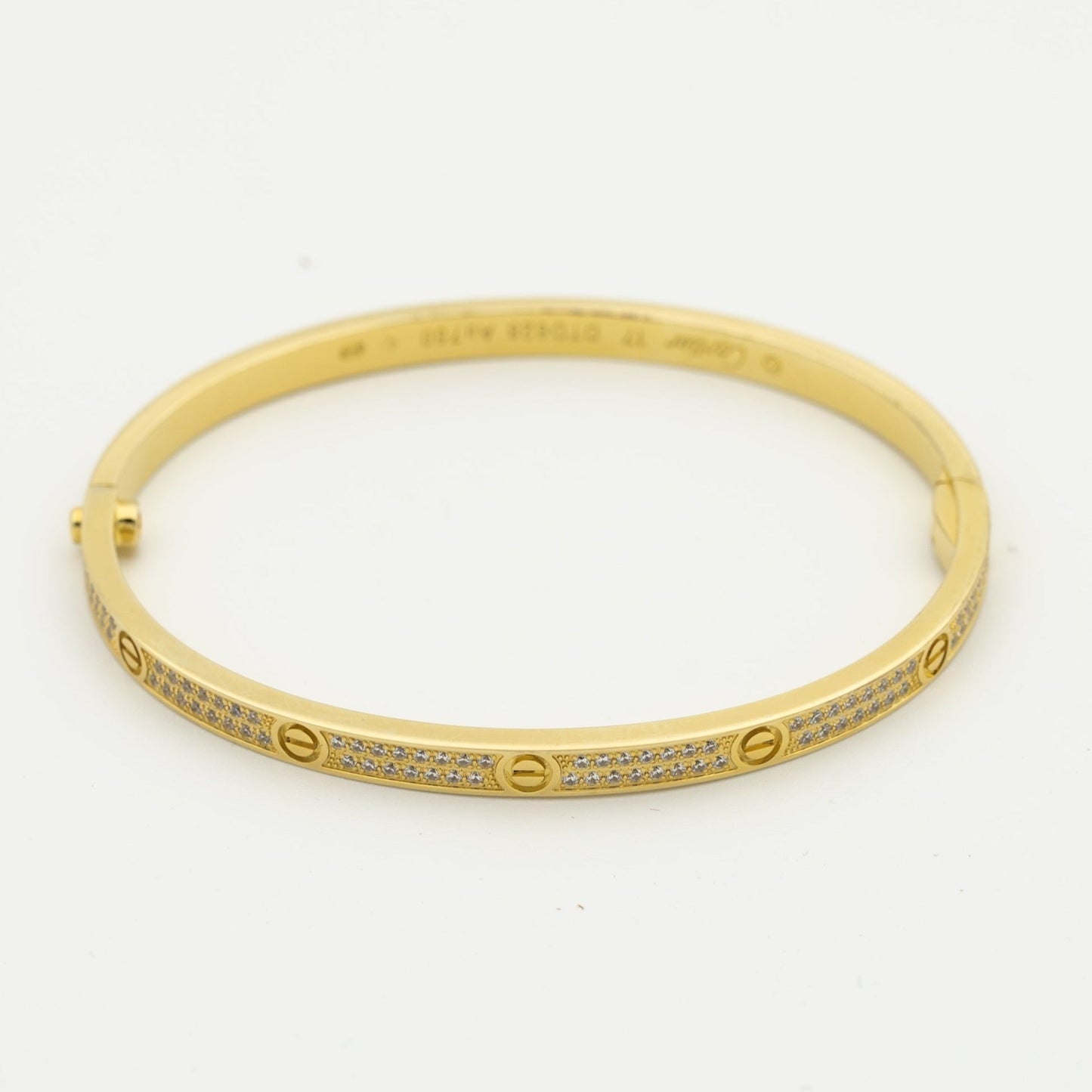 [Lucas Jewelry]LOVE BRACELET 3.65MM DIAMOND-PAVED