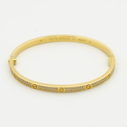 [Lucas Jewelry]LOVE BRACELET 3.65MM DIAMOND-PAVED