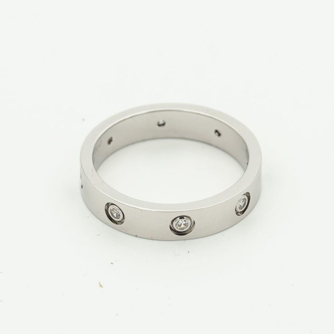 [Lucas Jewelry]LOVE RING 3.6MM 8 DIAMONDS