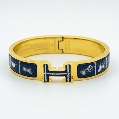 [Lucas Jewelry]H BRACELET BLUE CERAMIC