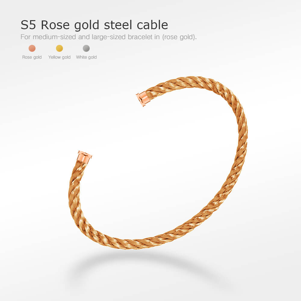 [Lucas Jewelry]FORCE SERIES BRACELET CABLES 50 CHOICES (DIY SELECTION)