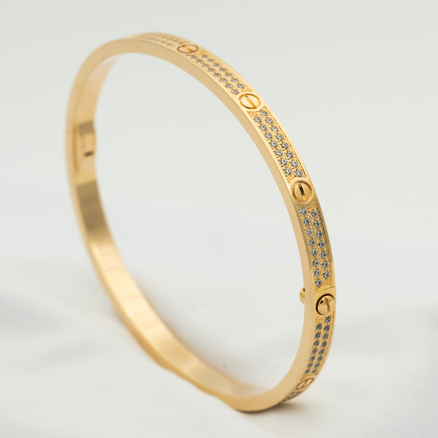 [Lucas Jewelry]LOVE BRACELET 3.65MM DIAMOND-PAVED