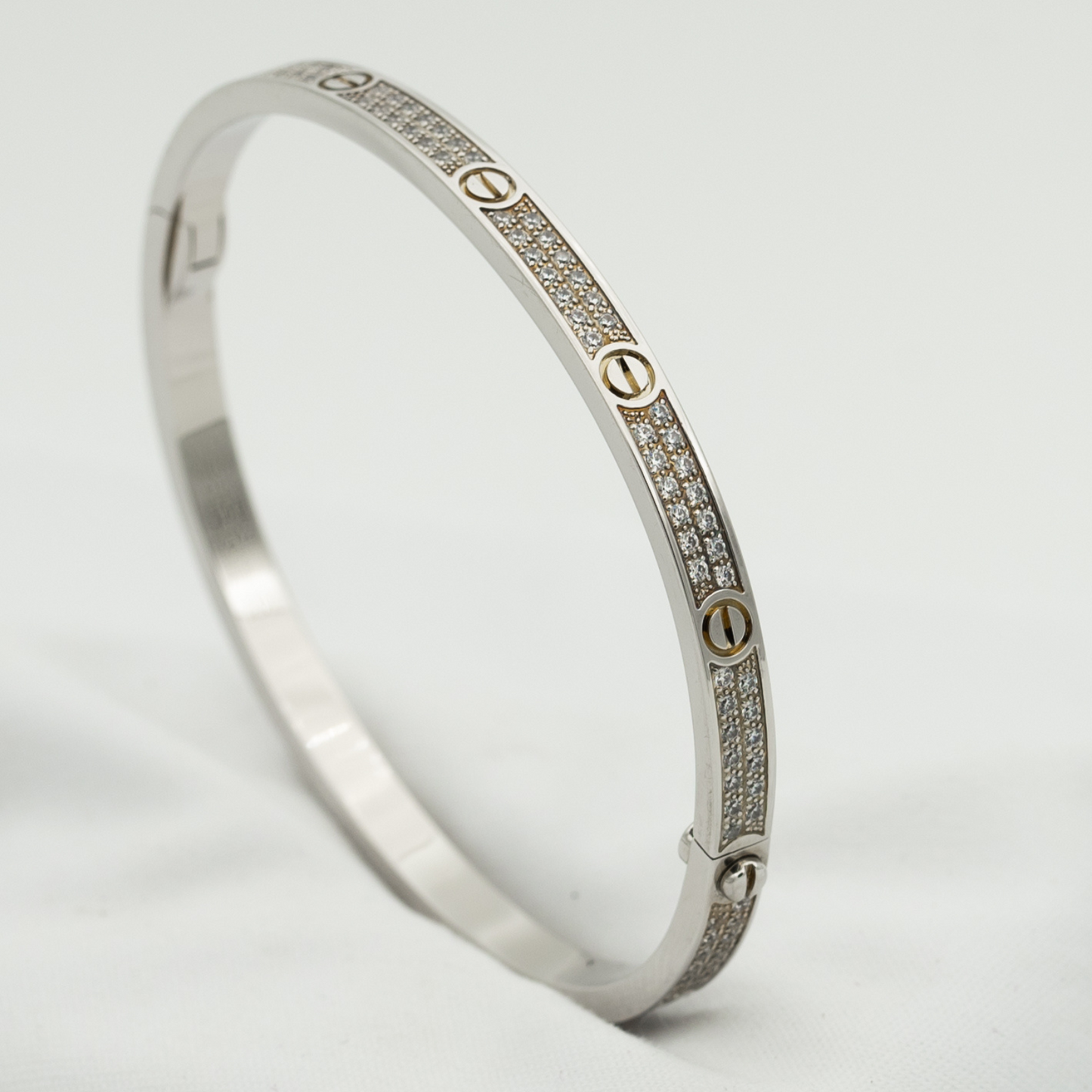 [Lucas Jewelry]LOVE BRACELET 3.65MM DIAMOND-PAVED