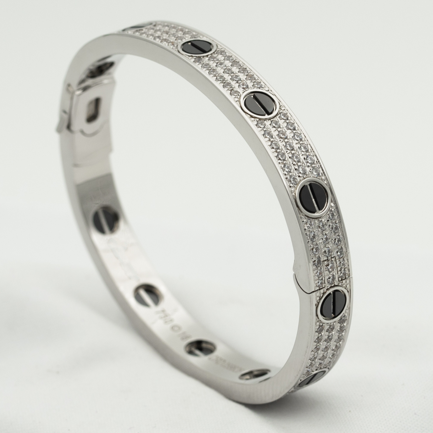 [Lucas Jewelry]LOVE BRACELET 6.1MM DIAMOND-PAVED CERAMIC