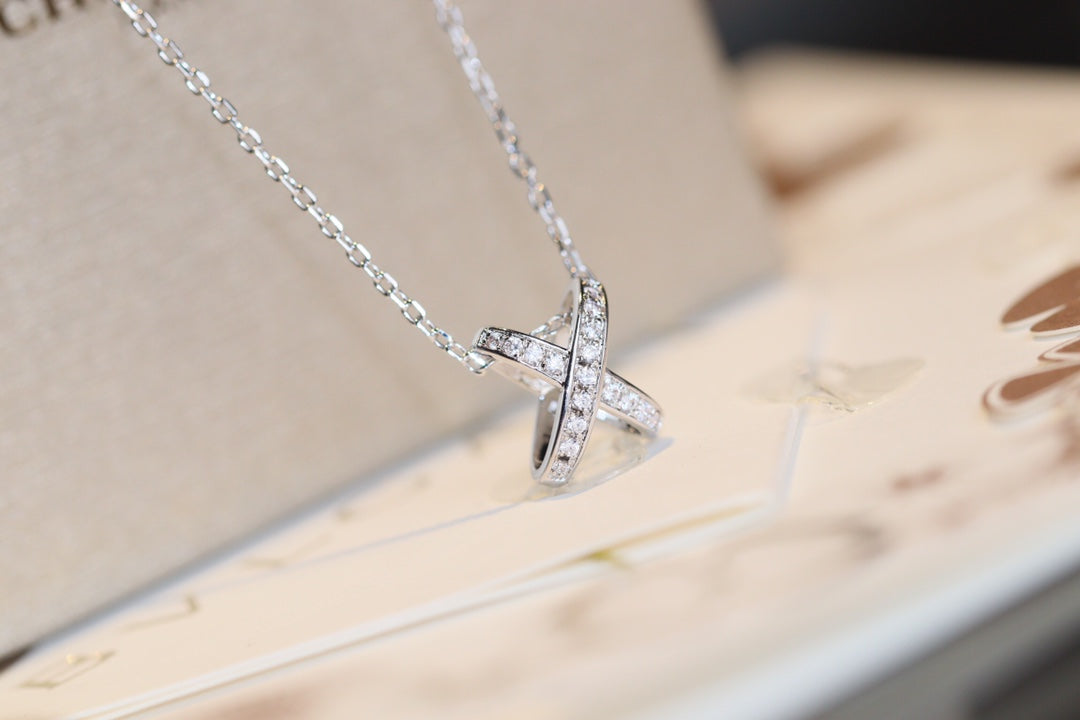 [Lucas Jewelry]JEUX DE DIAMOND NECKLACE