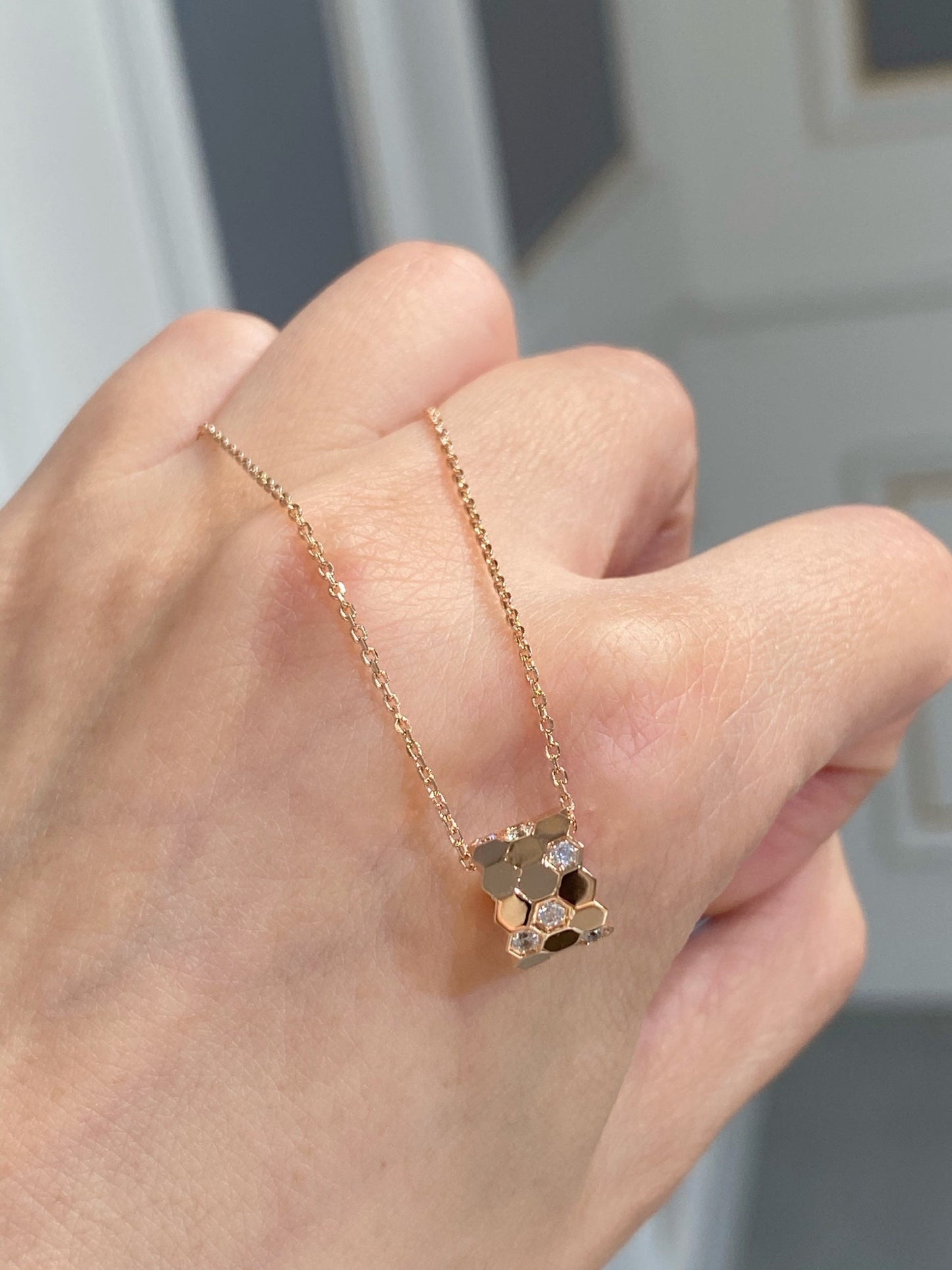 [Lucas Jewelry]BEE LOVE DIAMOND NECKLACE