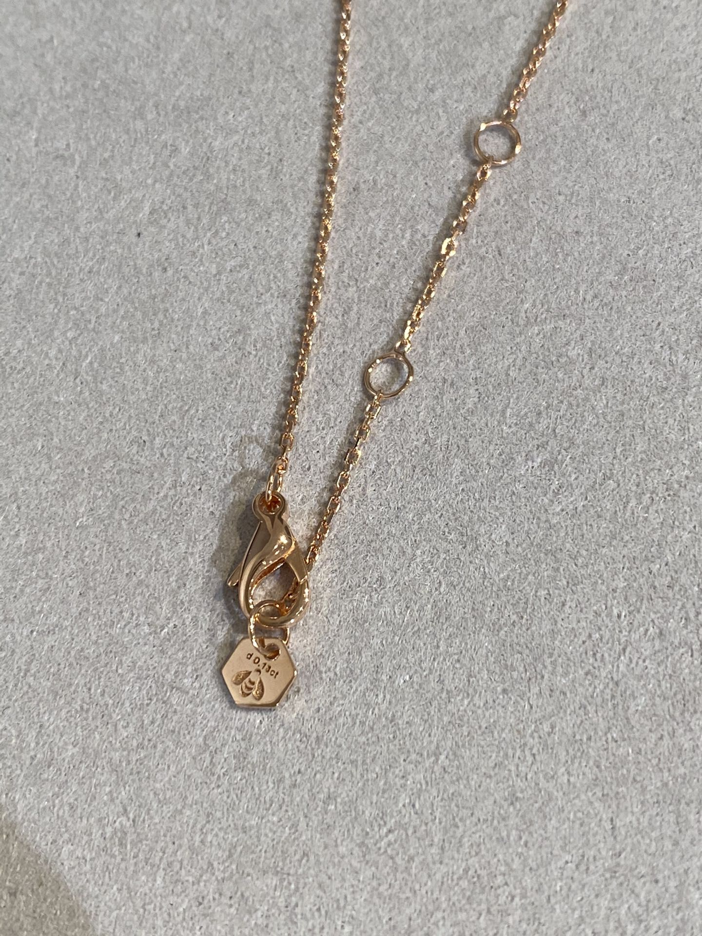 [Lucas Jewelry]BEE LOVE DIAMOND NECKLACE