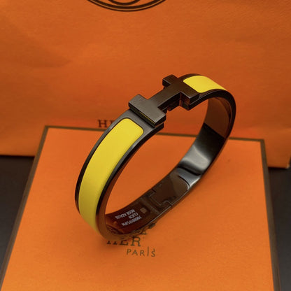 [Lucas Jewelry]CLIC HM SO BLACK YELLOW BRACELET