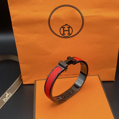 [Lucas Jewelry]CLIC HM SO BLACK RED BRACELET