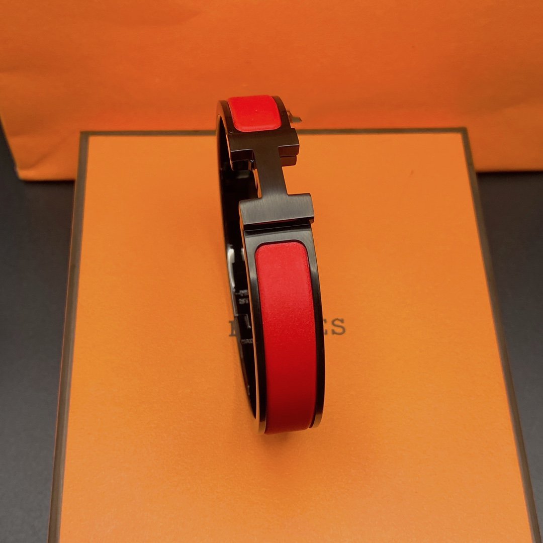 [Lucas Jewelry]CLIC HM SO BLACK RED BRACELET