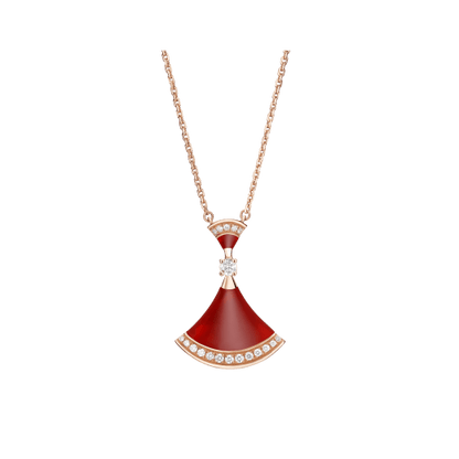 [Lucas Jewelry]DREAM NECKLACE CARNELIAN DIAMOND