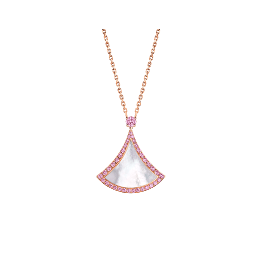 [Lucas Jewelry]DREAM NECKLACE MOP DIAMOND PINK