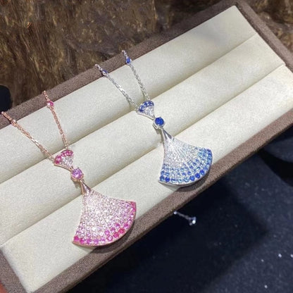 [Lucas Jewelry]DREAM NECKLACE AGATE SILVER DIAMOND