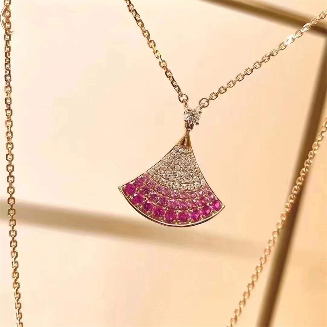 [Lucas Jewelry]DREAM NECKLACE PINK GOLD PINK DIAMOND