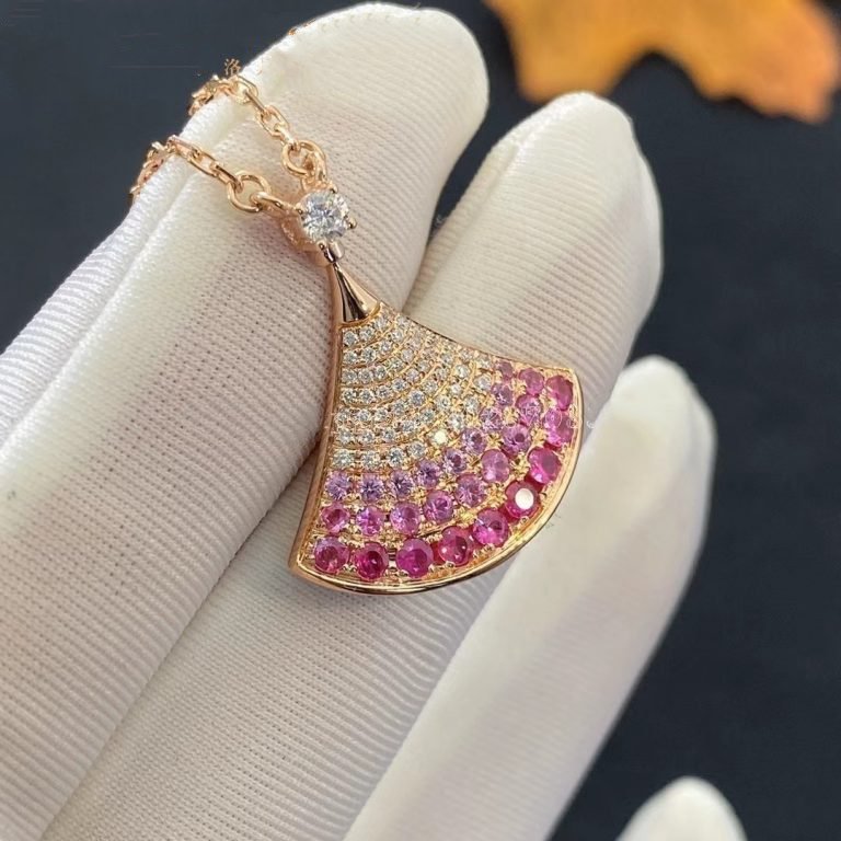 [Lucas Jewelry]DREAM NECKLACE PINK GOLD PINK DIAMOND