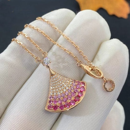 [Lucas Jewelry]DREAM NECKLACE PINK GOLD PINK DIAMOND