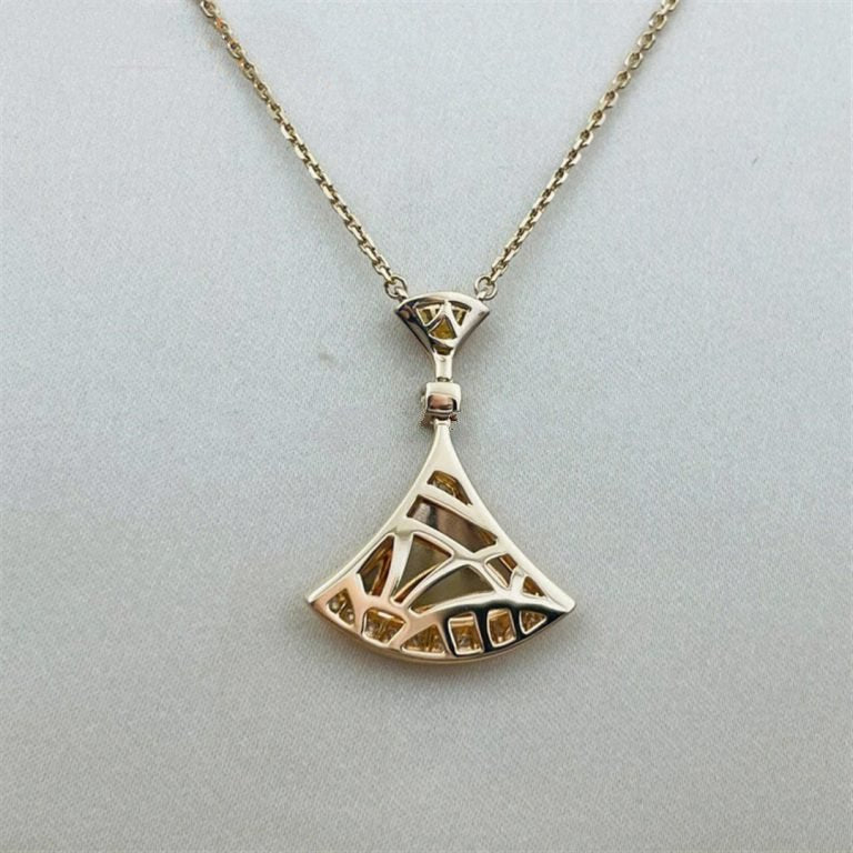 [Lucas Jewelry]DREAM NECKLACE PINK GOLD DIAMOND