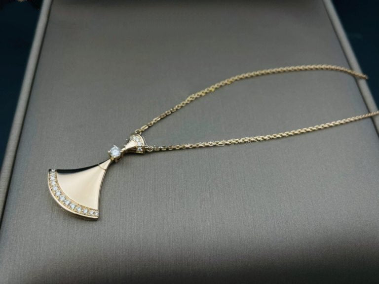 [Lucas Jewelry]DREAM NECKLACE PINK GOLD DIAMOND